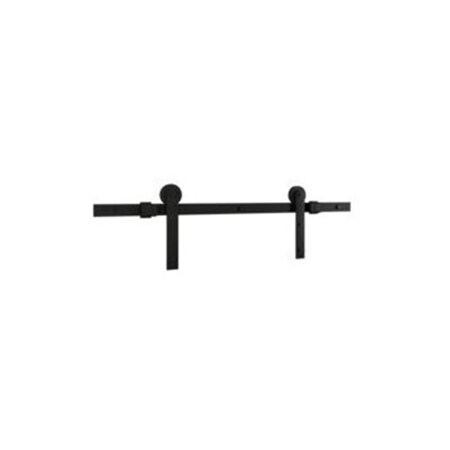 National Hardware Builder Interior Barn Door Kit Matte Black - 2 Piece 275496